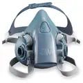 3M Half Mask Respirator, Respirator Connection Type: Bayonet, Mask Size: M