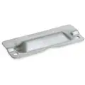 Stainless Steel Heavy Duty Latch Guard, Out Opening Doors, Length 7", Width 2-3/4"