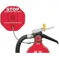 Safety Technology International Polycarbonate Fire Extinguisher Alarm, 95 or 105 Decibels, 5-1/2" Dia