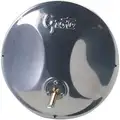 Grote Stainless Steel Convex Mirror with Offset Ball Stud; 8 in. Dia., 46 sq. in. Reflective Area