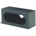 Oval Lamp Mounting Box: 8 1/4 in Lg