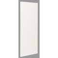 Urinal Partition without Pilaster, Plastic Laminate, Almond, 24" W X 42" H