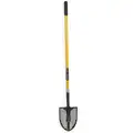Seymour Midwest Toolite Mud/Sifting Round Point Shovel: 48 in Handle Lg, 9 1/2 in Blade Wd