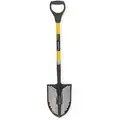 Seymour Midwest Toolite Mud/Sifting Round Point Shovel: 29 in Handle Lg, 9 1/2 in Blade Wd