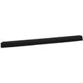 Vikan Replacement Squeegee Blade: 28 in Squeegee Blade Wd, Foam Rubber, Black, Straight Double Blade