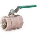 Butterfly Disc Valve: Bronze, 3/8 in Pipe Size, 175 psi Max. Water Pressure