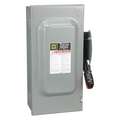 Square D Safety Switch, Fusible, Heavy, 600V AC Voltage, Three Phase, 30 hp @ 600V AC HP