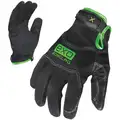 Ironclad Mechanics Gloves: XL ( 10 ), Mechanics Glove, Full Finger, Synthetic Leather, Black, 1 PR
