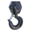 Coffing Btm Block Assembly, 9/32", Black Powder Coated Chain Hook