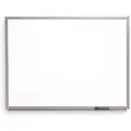 Gloss-Finish Melamine Dry Erase Board, Wall Mounted, 48"H x 72"W, White