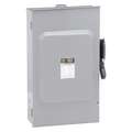 Square D Safety Switch, Fusible, Heavy, 600V AC Voltage, Three Phase, 125 hp @ 600V AC HP