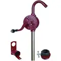Cast Iron Hand Operated Drum Pump, Rotary, Ounces per Stroke: 8 oz.