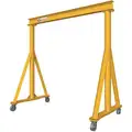 Caldwell Portable Gantry Crane, 4,000 lb Load Capacity, 4.0" I Beam Flange Width