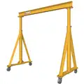 Caldwell Portable Gantry Crane, 6000 lb. Load Capacity, 4.66" I Beam Flange Width