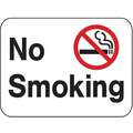 Recycled Aluminum No Smoking Sign with No Header, 18" H x 24" W