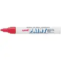 Uni-Paint Permanent Paint Marker, Paint-Based, Reds Color Family, Medium Tip, 12 PK