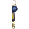 Self-Retracting Lifeline;11 ft., Max. Working Load: 420 lb., Line Material: HPPE/Polyester