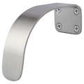 Stainless Steel Hands-Free Arm Pull, 4-1/2" L x 1-1/2" W, 4-1/2" Projection