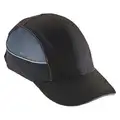 Skullerz By Ergodyne Bump Cap, Long Brim Baseball, Black, Fits Hat Size One Size Fits Most