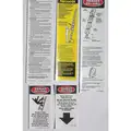 Werner FG Extension Ladder and Safety Instruction Labels: Fits Werner Brand