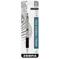 Zebra Pen Ballpoint Pen: Black, 0.7 mm Pen Tip, Retractable, Includes Pen Cushion, Plastic/Stainless Steel