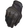 Tactical Glove, XL, Black, Hook-and-Loop Cuff, 11" Length, Hook-and-Loop Closure Type, 1 PR