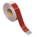 Grote Conspicuity Tape, Red / Silver, 2" x 150 ft., 11" Red, 7" Silver