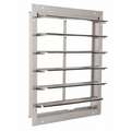 Dayton 24" Backdraft Damper / Wall Shutter, Front Flange, 24-1/2" x 24-1/2" Opening Required