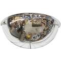 Indoor Wall or Ceiling Mount Half Dome Mirror; 26" dia., 800 sq. ft. Approx. Viewing Distance