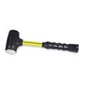 Nupla Dead Blow Hammer, 24 oz. Head Weight, Fiberglass with Nonslip Grip Handle Material