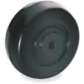 5" Caster Wheel, 200 lb. Load Rating, Wheel Width 1-1/4", Rubber, Fits Axle Dia. 3/8"