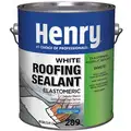 Henry Roofing Sealant: Acrylic Roof Coatings, Acrylic, Reflective, White, 1 gal Container Size