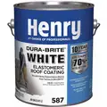 Henry Elastomeric Roof Coating: Acrylic, White, 0.9 gal Container Size, Dura-Brite