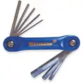 Short Dipped Metric Chrome Hex Key Set, Number of Pieces: 8