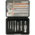 Screw Extractor Set: Double-End Drill/Extractor Bit/Single-End Drill/Extractor Power Bit