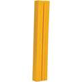 Column Protector: 8 in Fits Column Size, 36 in Overall Ht, 14 in Overall Wd, Vinyl, Yellow