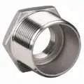 316 Stainless Steel Hex Bushing, MNPT x FNPT, 3/8" x 1/4" Pipe Size - Pipe Fitting