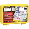 First Aid Kit, Plastic Case Material, Vehicle, 10 People Served Per Kit