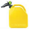 Scepter Diesel Fuel Can, Polypropylene, 5 gal. Capacity, 16-3/4" Height, 11-17/32" Length
