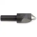 Keo Countersink: 1 in Body Dia., 1/2 in Shank Dia., Bright (Uncoated) Finish, 2 3/4 in Overall Lg