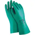 Chemical Resistant Gloves, Size 11, 13"L, Green, 1 PR