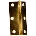 3" x 2" Butt Hinge with Brass Finish, Full Surface Mounting, Square Corners