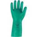 Chemical Resistant Gloves, Size 10, 13"L, Green, 1 PR