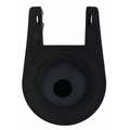 Rubber Toilet Flapper, Black, For Use With Most Toilets, 2in. Size