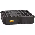 Condor 15 gal. Polyethylene Drum Spill Containment Platform for 1 Drum; Drain Included: Yes