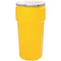 20 gal. Yellow Polyethylene Open Head Transport Drum