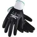 Coated Gloves, L, Full, Nitrile Glove Coating Material, 4 ANSI/ISEA Abrasion Level, 1 PR
