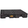 Condor 66 gal. Polyethylene Drum Spill Containment Pallet for 4 Drums; Drain Included: No