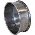 Stainless Steel End Cap, 8" Duct Fitting Diameter, 2-1/4" Duct Fitting Length