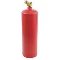 Uniweld Empty Fuel Cylinder, Acetylene, 10 cu ft., 15" Overall Height